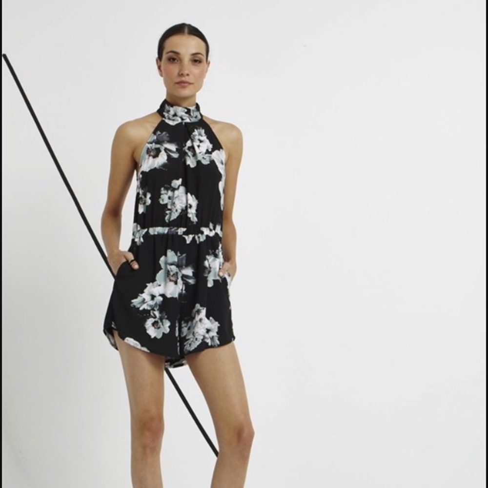 Shilla Black Label Saint Floral Romper